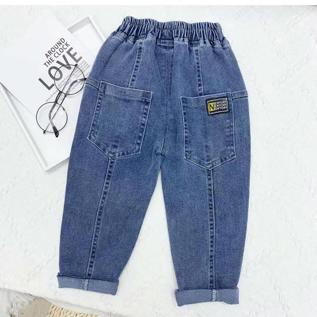 Jeans pour enfants printemps-été, jeans décontractés pour bébés garçons et filles, pantalon sarouel 