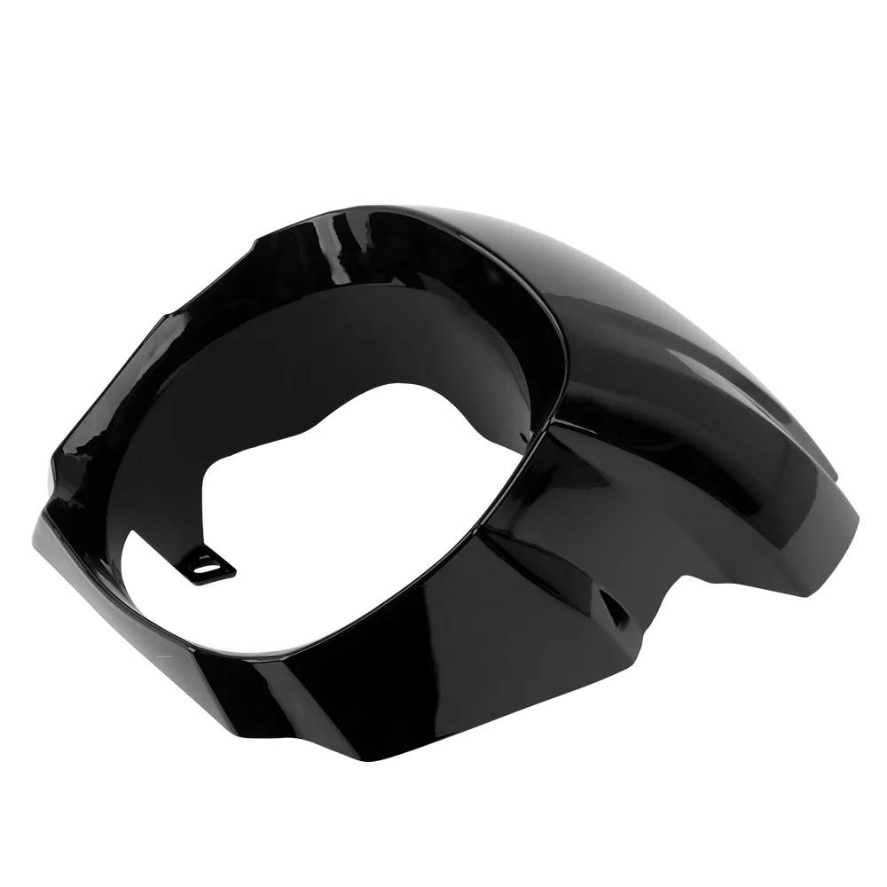 Masque de Carénage Noir Brcorporelle pour Lumière de Sauna Avant de Moto, pour Harley Softail instou
