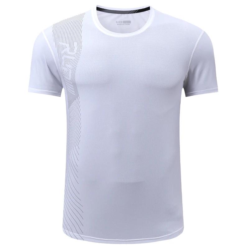 T-shirt manches courtes maille homme rapide - Vêtement respirant course musculation entraînement extérieur