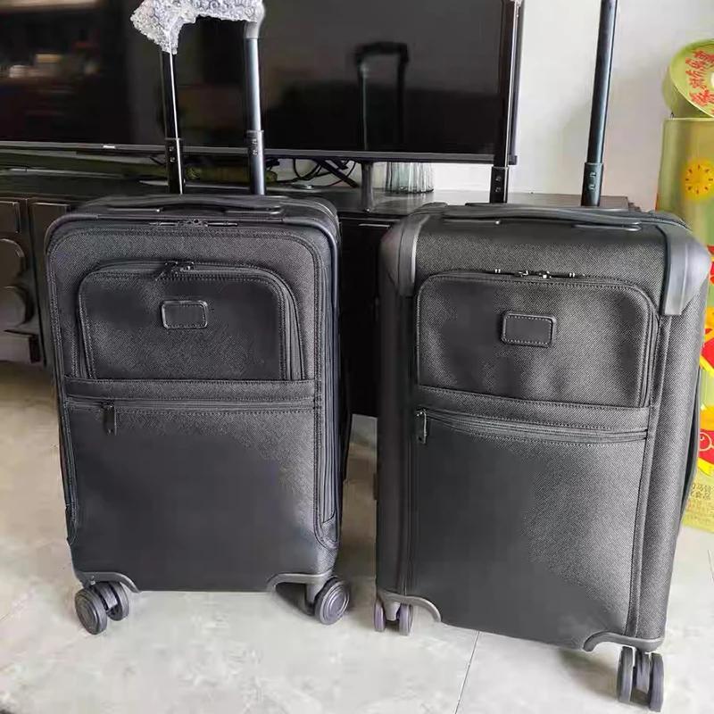 Valise de voyage de luxe en nylon et toile Oxford, bagage cabine avec serrure à code, idéale pour le