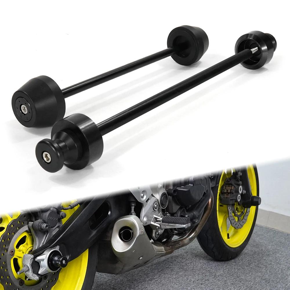 Protection anti-chute pour moto YAMAHA MT-07 FZ-07 2014-2019 2020 2022 2023 : sliders d'axe avant et