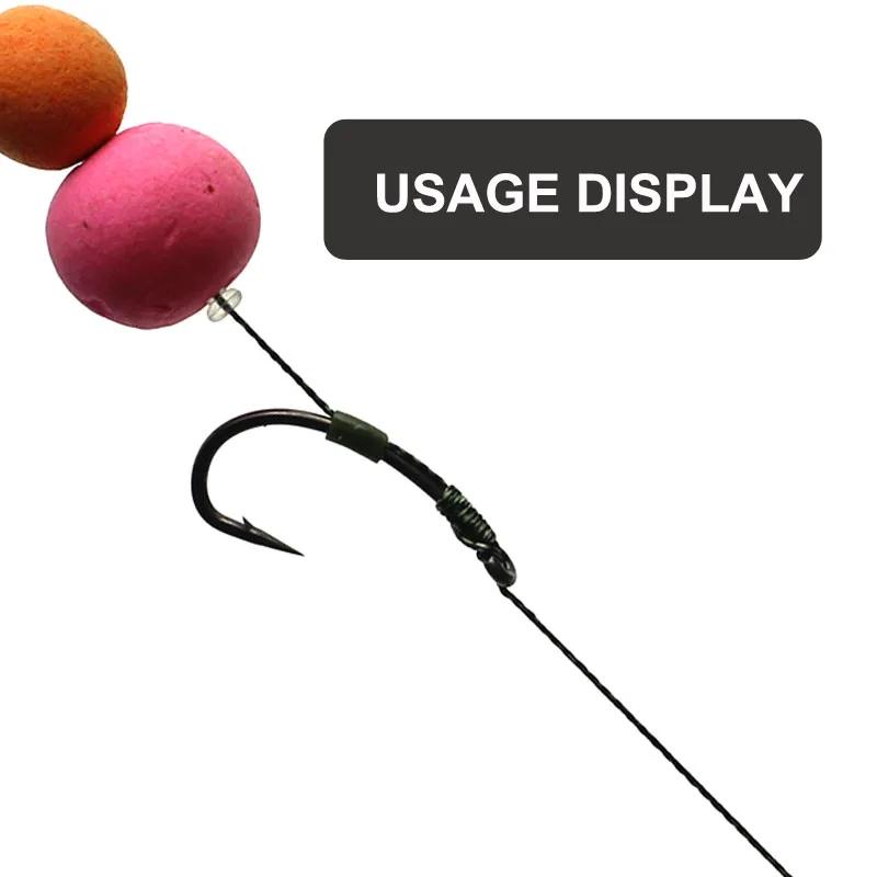 20 pièces accessoires de pêche à la carpe Micro bouchon d'appât bouillettes arrêt d'appât perle carp