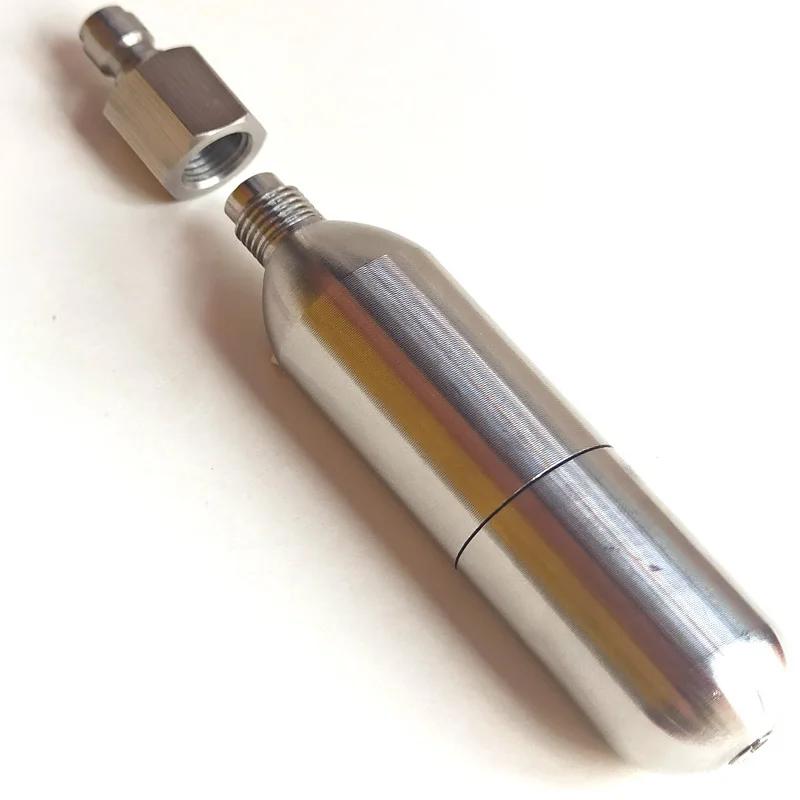 Adaptateur de gonflage de la bière Mini Co2, adhérence quotidienne, filetage UNF 3/8-24, adapté pour