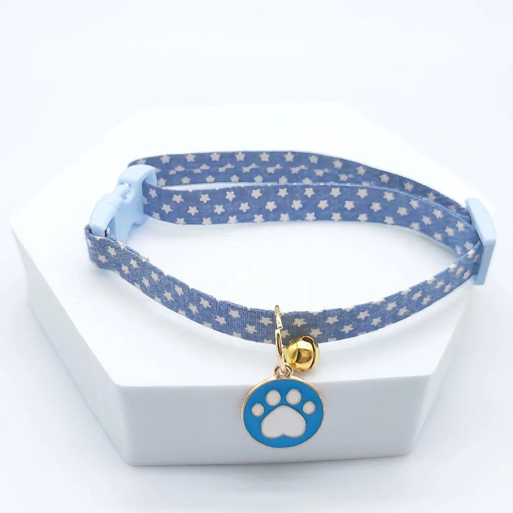 Collier réglable pour animaux de compagnie, avec cloche, pour petit chien, pendentif mignon, accesso