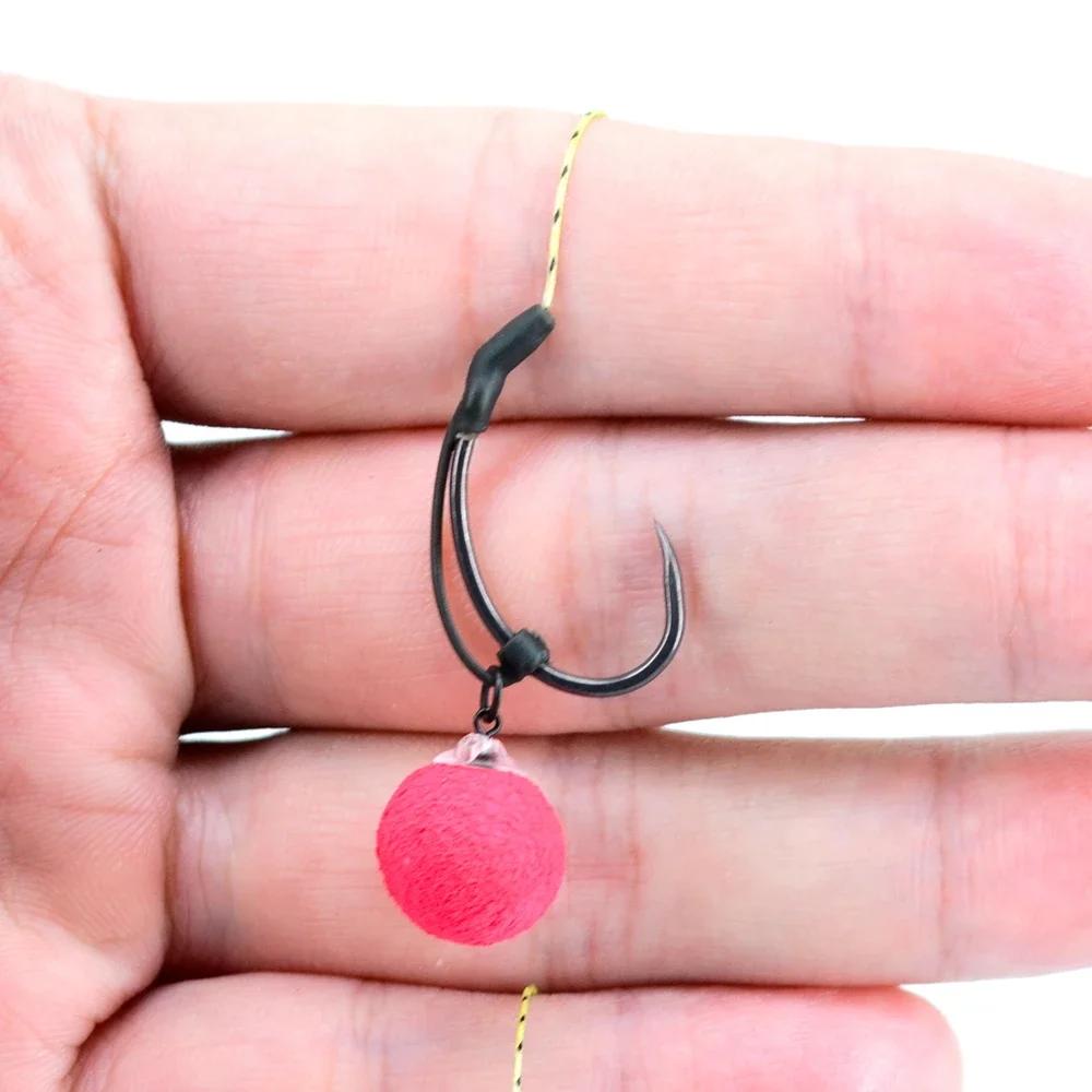 Manchons d'hameçons anti-enchevêtrement pour pêcher la carpe, accessoire de pêche prêt à l'emploi, 1