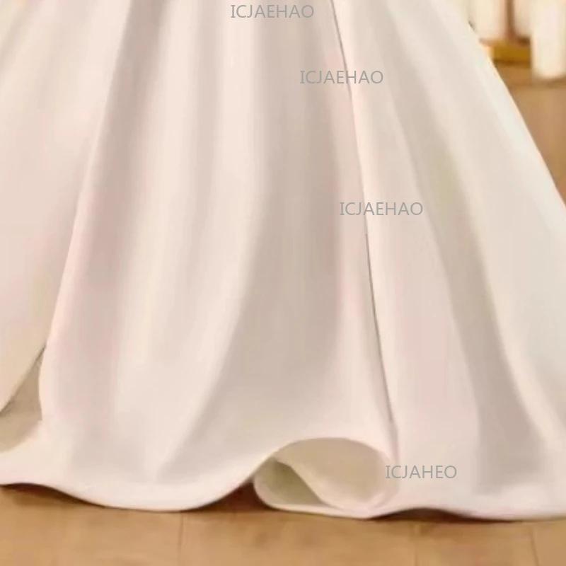 Nouvelle Robe de Princesse Élégante 2026 pour Filles, avec Traîne, Perles et Fleurs, pour Anniversai