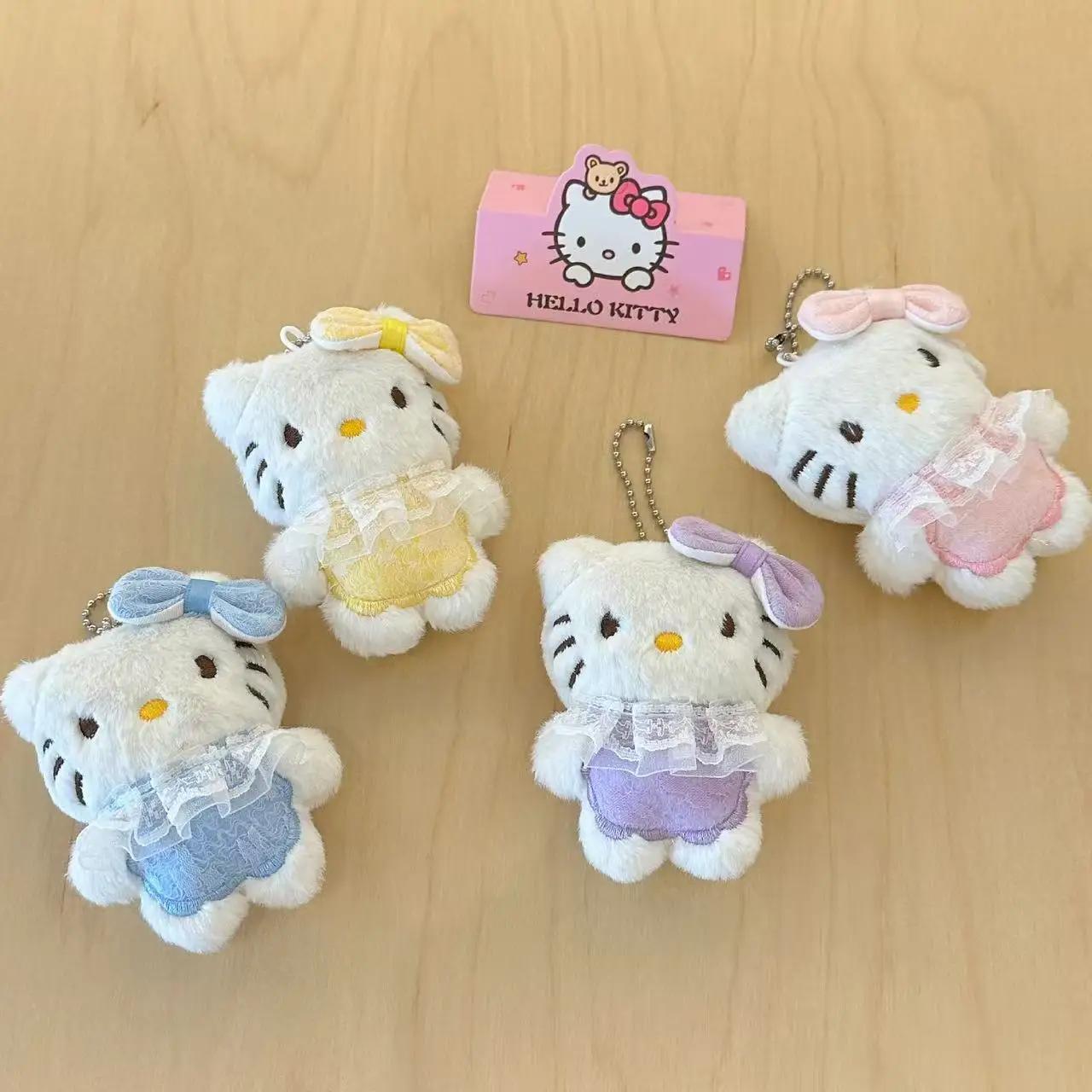 1/5 pièces Sanrio Hello Kitty jupe mignonne chat pendentif en peluche dessin animé chat étudiant sac