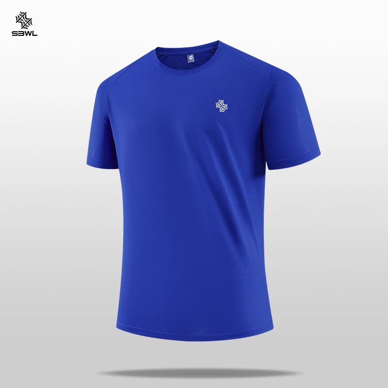 SBWL T-shirts de sport de haute qualité pour hommes et femmes, chemises à manches courtes à séchage 