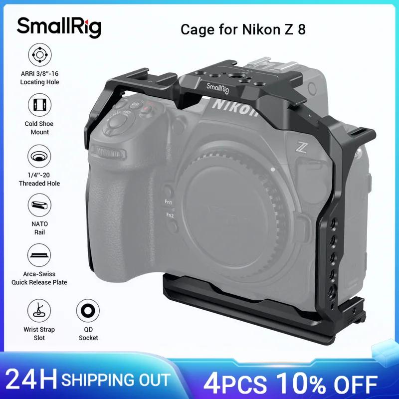 SmallRig-Appareil photo pour Nikon Z 8 avec plaque de dégagement rapide, Arca-Swiss, Bird Shooting, 