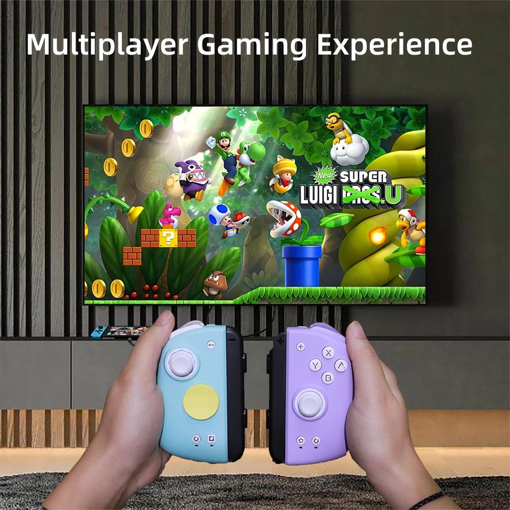 MOBAPAD M6s Gemini contrôleur de jeu sans fil Bluetooth avec manette de détection pour Nintendo Swit