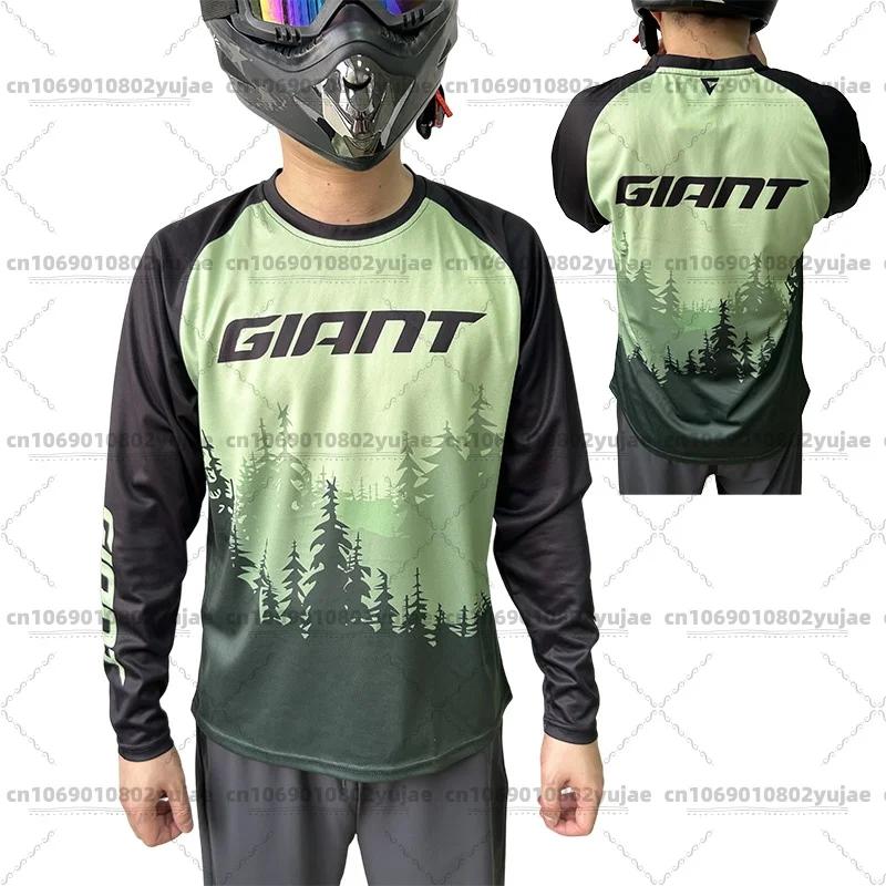 Maillot vtt géant DH motocross descente sweat Enduro maillot à manches longues BMX VTT chemise à man
