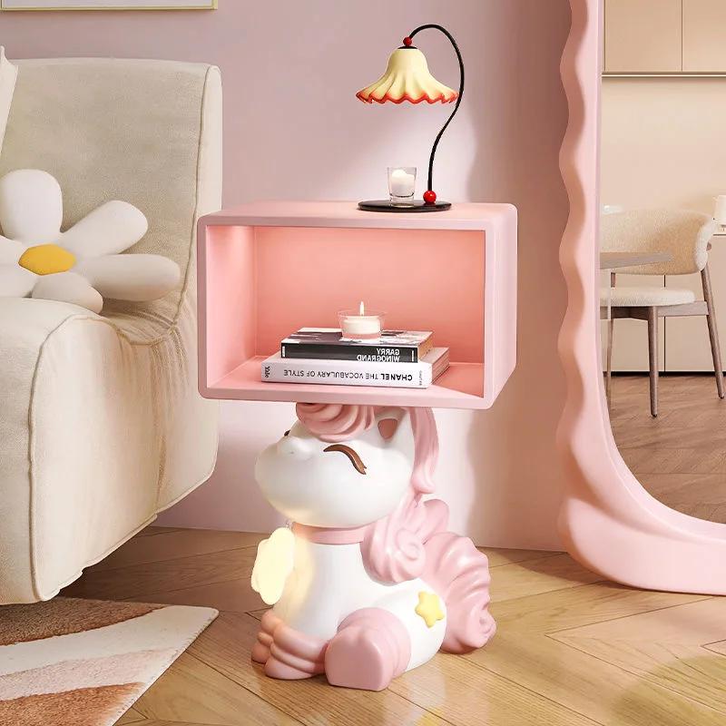 Table de chevet pour chambre à coucher, accessoires de décoration pour chambre de fille, mobilier ro