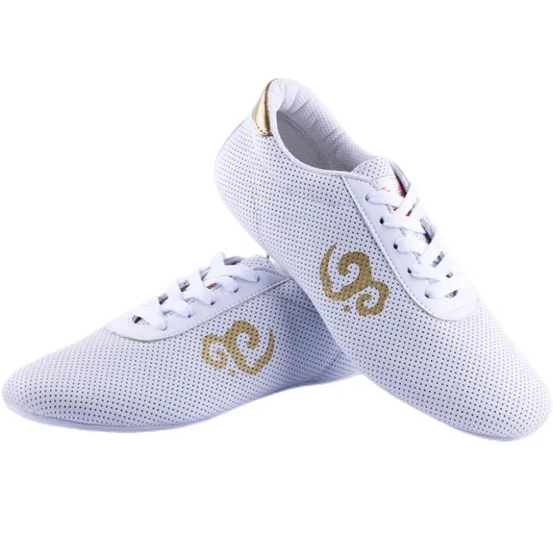 Nouvelles chaussures d'arts martiaux unisexes légères pour hommes et femmes, chaussures de Tai Chi W