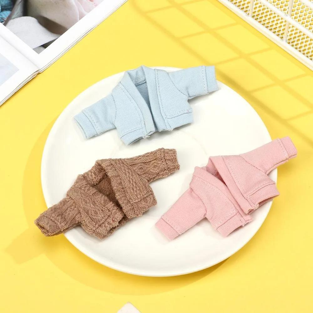 Pull et cardigans en beurre pour enfants, robe décontractée, vêtements pour poupées OB11, accessoire