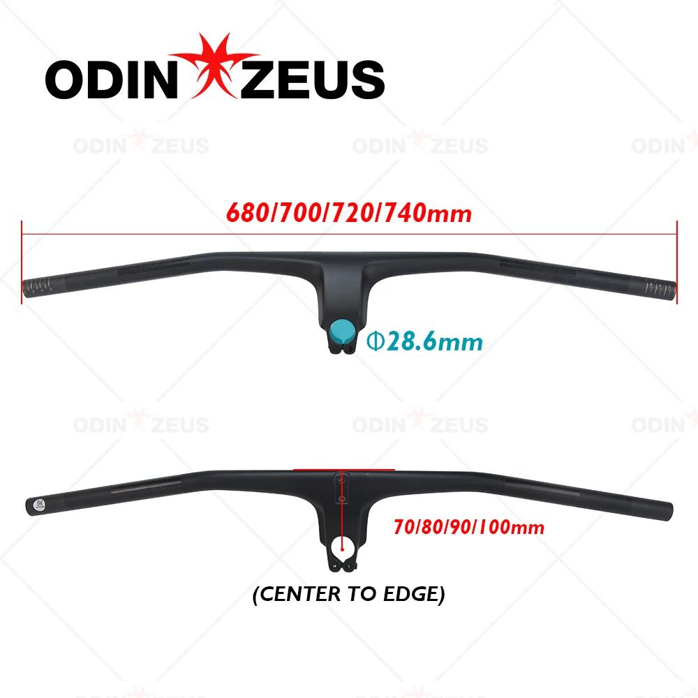 Guidon intégré pour VTT Full Carbon IC SL WC 740-780mm -20 °   Guidon de vélo de course BMX UD mat