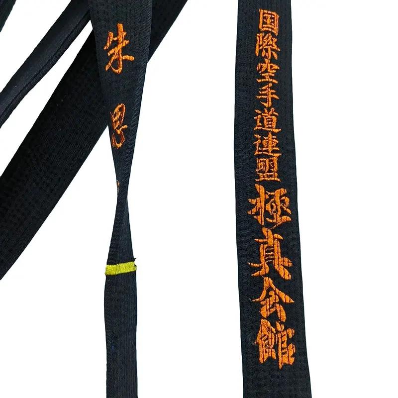 Kyokushin ceintures noires broderie la fédération internationale du karaté IKF Shinkyokushinkai gran