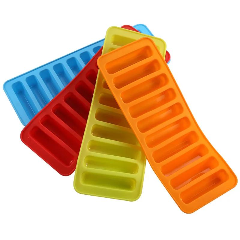 Moule de barre de glace en Silicone, 1 pièce, pain, Biscuit, tasse Mafen, moule à gâteau, plateau de