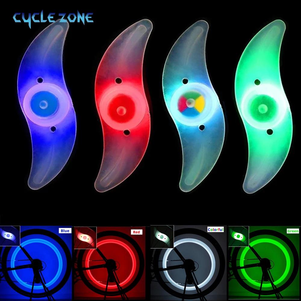 Lumières de pneu de vélo, rayons de roue, 3 modes LED, étanche, avertissement de sécurité, facile à