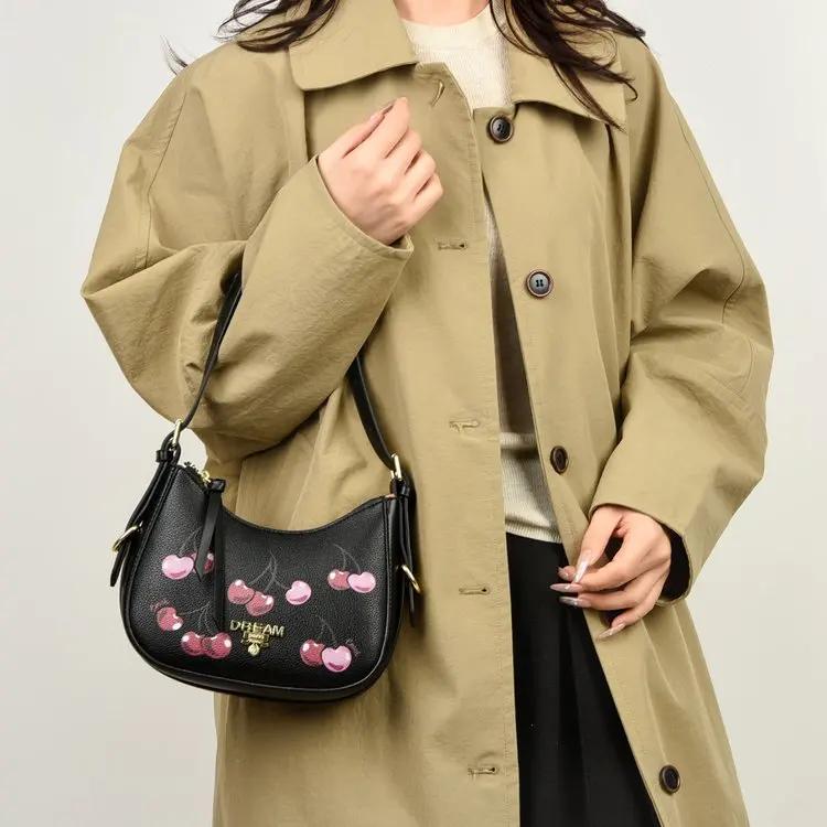 Sacs à couches vintage de marque de luxe pour femmes, sac messager en cuir haut de gamme, sac bandou