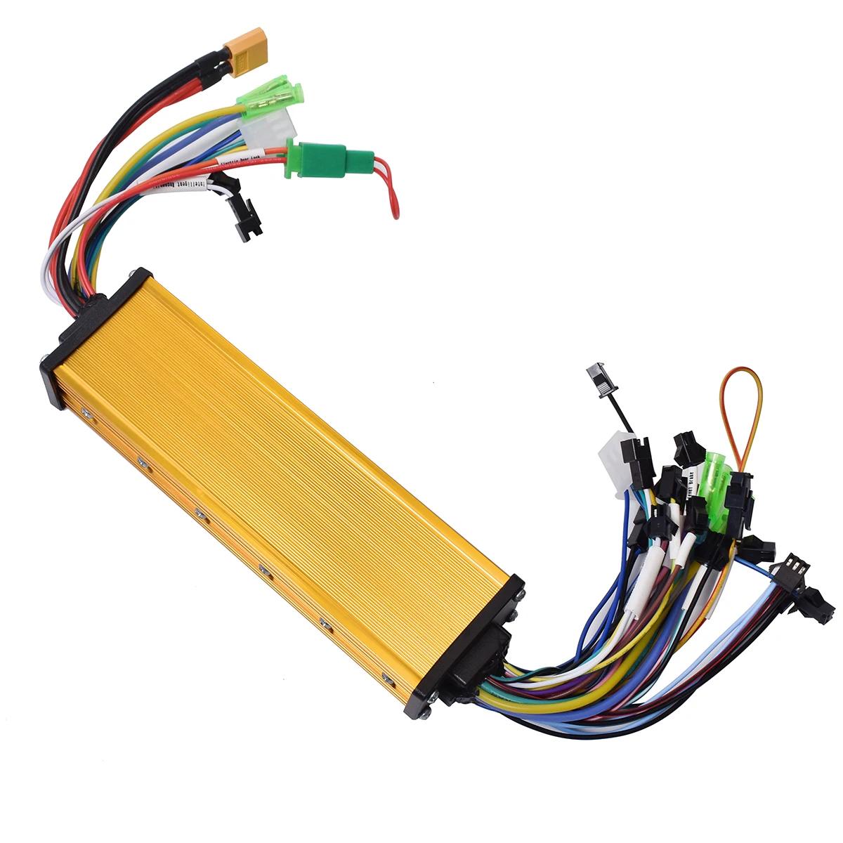 Contrôleur BLDC JRAHK 36V-60V pour vélo électrique - Onde sinusoïdale double entraînement 350W-2000W