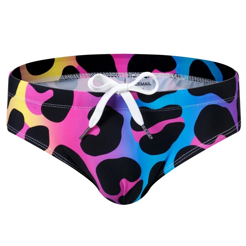 Jockmail marque maillots de bain pour hommes avec push-up multicolore troncs Boxer Sexy hommes respi