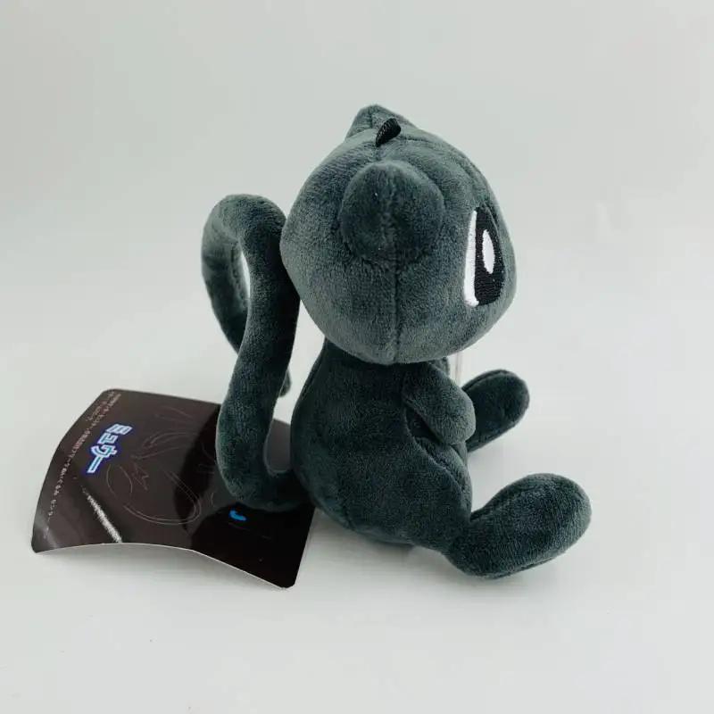 Porte-clés pokémon Mew en peluche noir 13CM, sac Pandent et décorations pour enfants, cadeau de noël