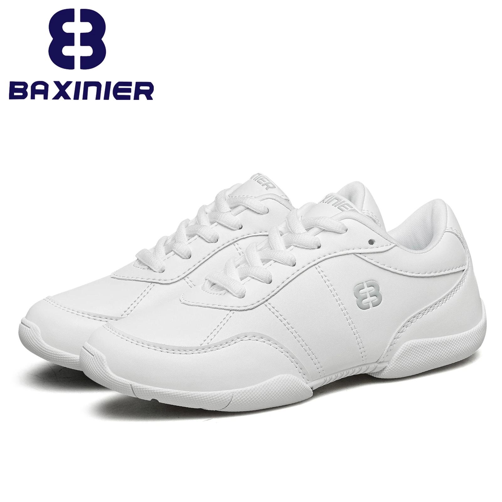 Chaussures de pom-pom girl blanches pour filles, baskets légères de compétition de joie pour jeunes,