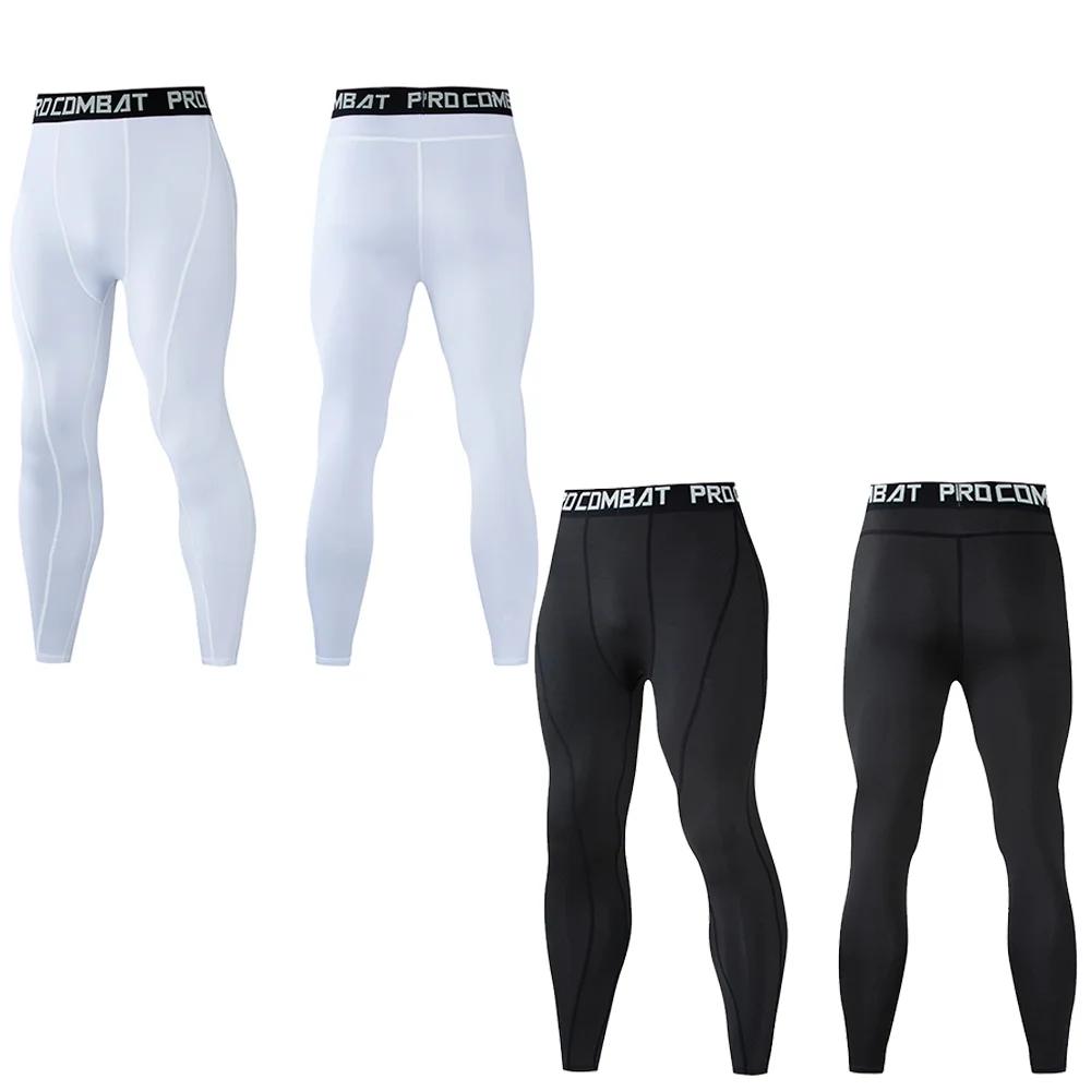 Leggings compression homme pour running et yoga - Collants fitness longue durée d'entraînement