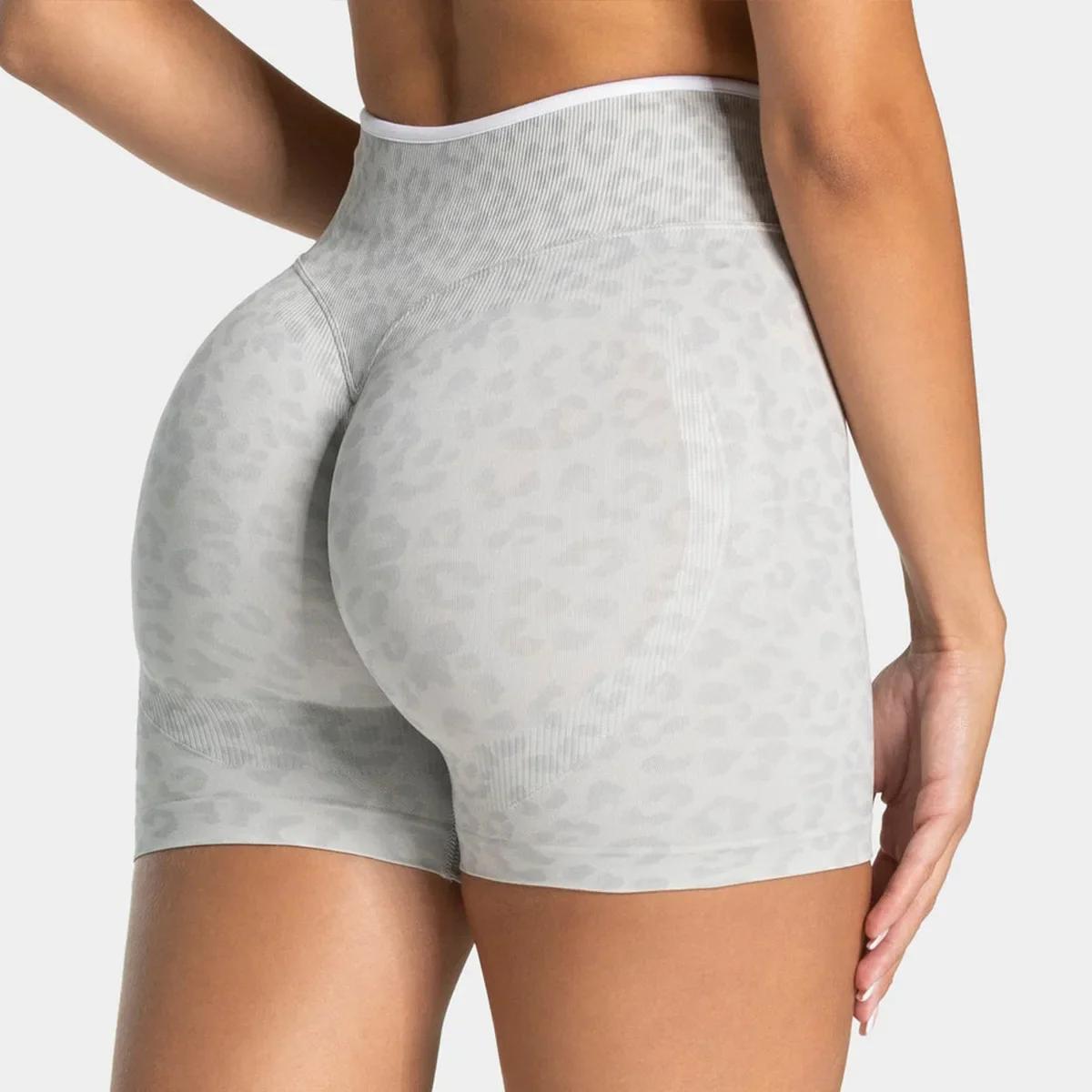 Shorts Sculptants Taille Haute pour Femme à Effet Scrunch, Séchage Rapide, Sexy, pour Yoga, Course, 