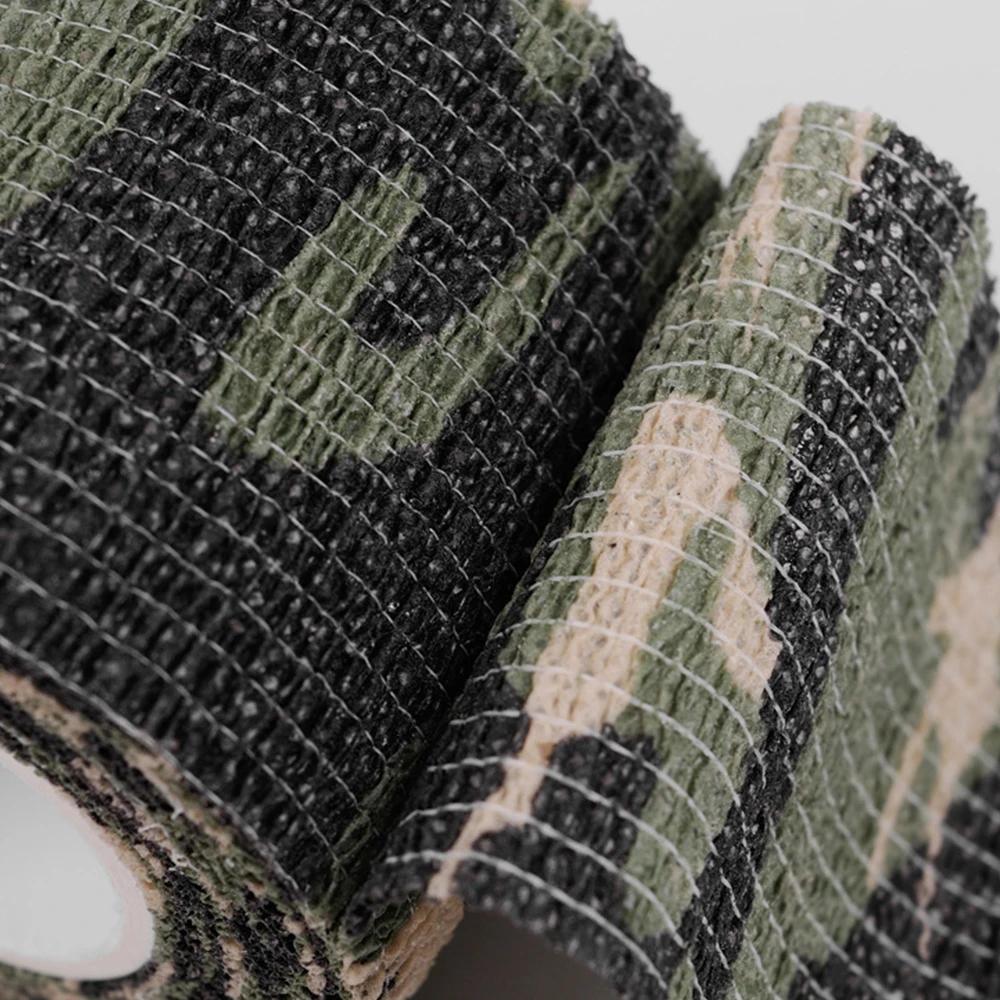Ruban Camouflage Invisible 4,5 m pour Extérieur, Réutilisable, Auto-adhésif, pour Fusil de Chasse, T