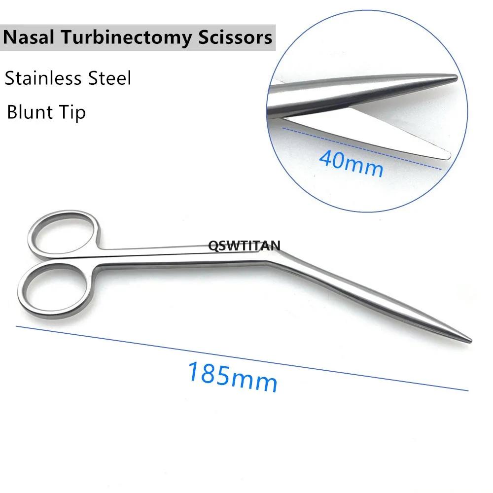 Ciseaux nasaux en acier inoxydable, ciseaux chirurgicaux pour rhinoplastie, Instrument chirurgical à