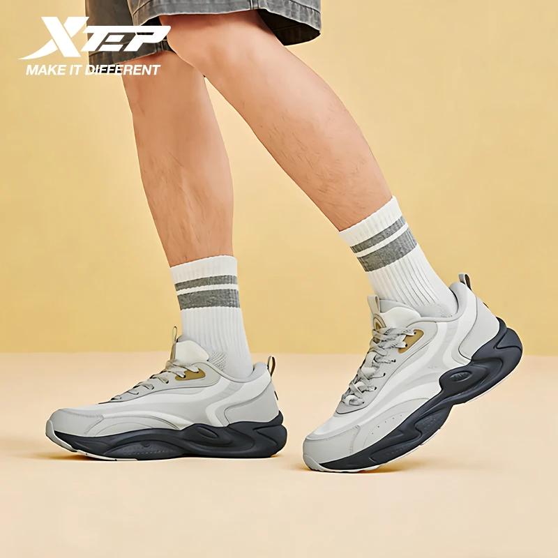 Xtep chaussures pour hommes chaussures de plein air rebond doux antidérapant chaussures décontractée