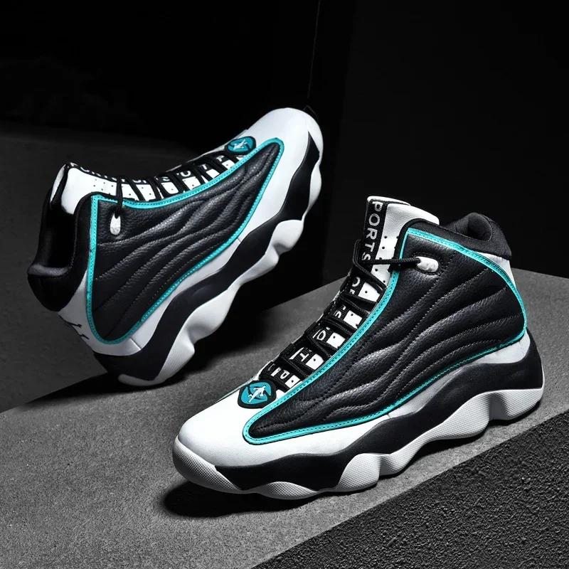 Offre spéciale chaussures de basket-ball hommes femmes haut en cuir chaussures de Sport en plein air