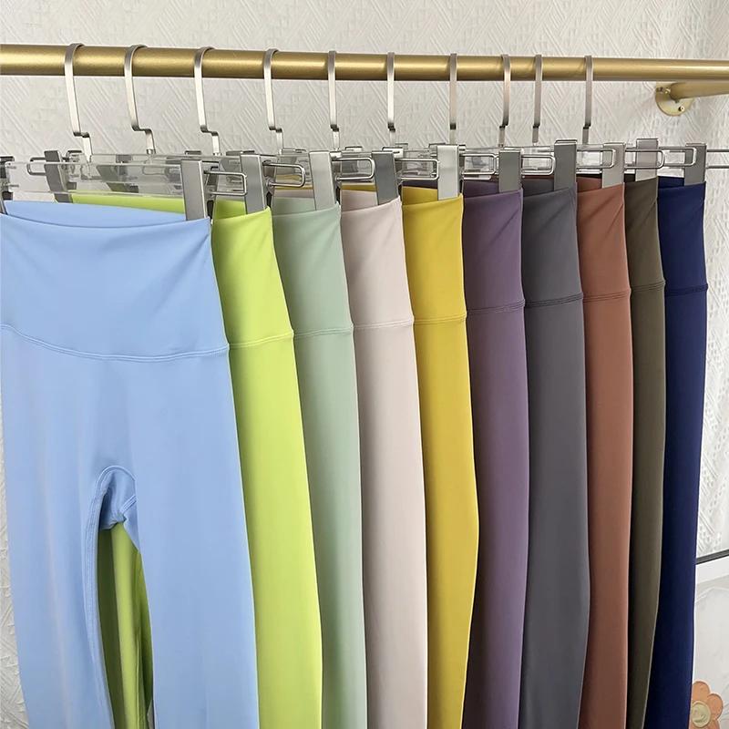 Offre spéciale Fitness femme Leggings pantalons de course sensation nue Leggings taille haute Push U