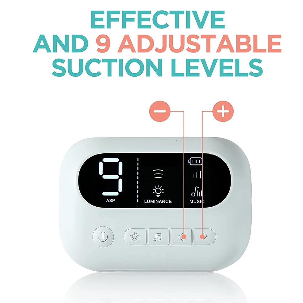 Aspirateur nasal électrique aste pour bébé, nettoyeur antarctique avec musique intégrée et veilleuse