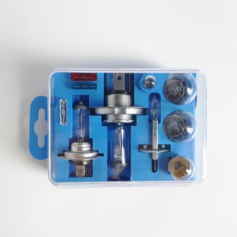 Ensemble combiné d'ampoule halogène 12v, lumières de voiture d'urgence H1 H7 H4, multi-modèle de voy