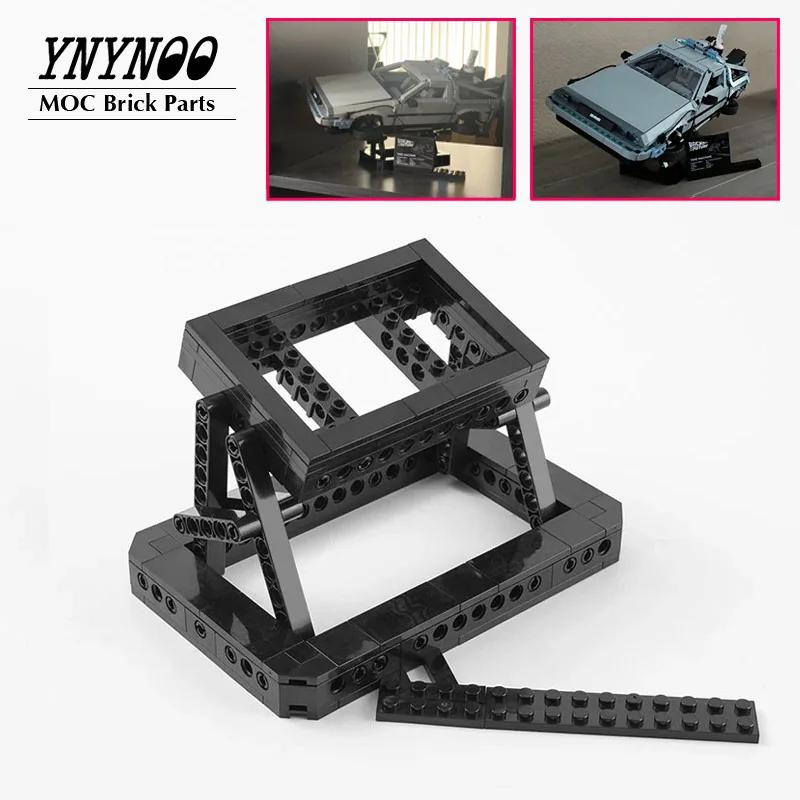 Nouveau présentoir MOC ensemble de briques adapté pour 10300 retour vers le futur Machine de temps v