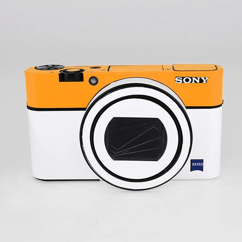 Autocollant de protection pour appareil photo, film rond en vinyle, peau de décalcomanie, manteau de