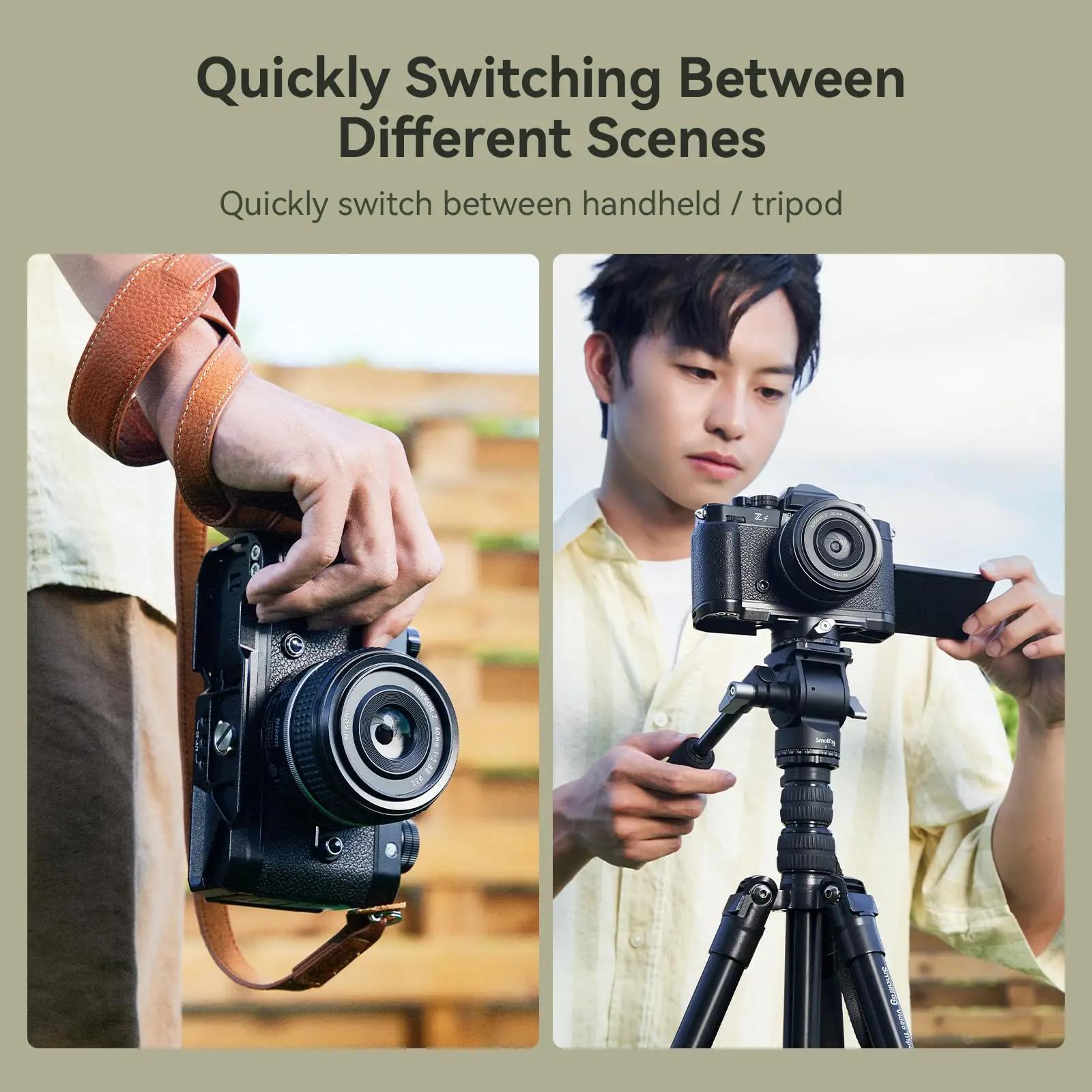 SmallRig Z f – poignée en forme de L pour Nikon Z f, poignée en Silicone avec plaque à dégagement ra