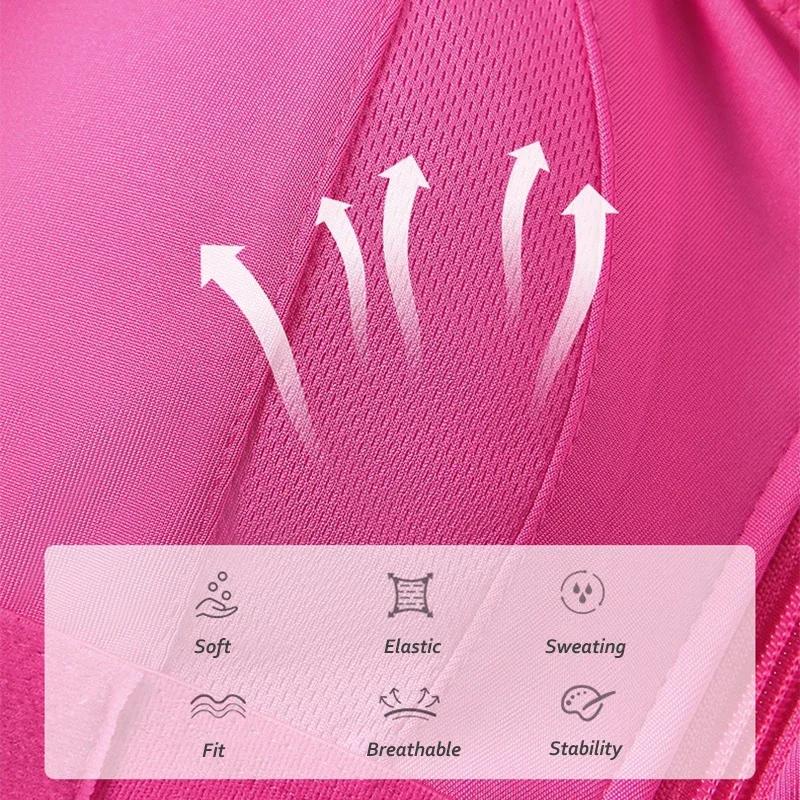 Soutien-gorge sport femme fermeture éclair avant - Yoga antichoc rembourré sans coutures sans fil