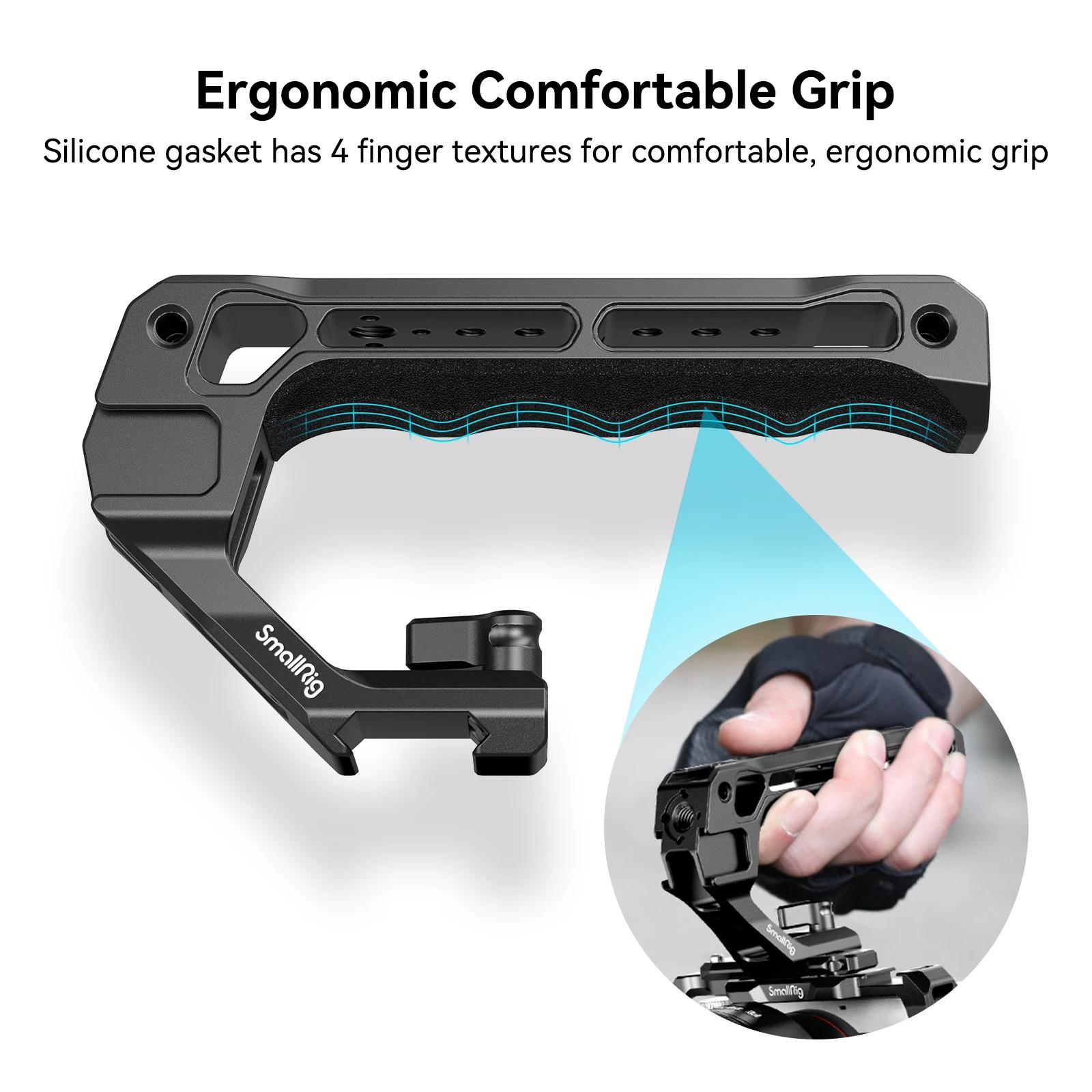 SmallRig – poignée supérieure NATO Lite pour Sony, Canon, Nikon, Cage pour appareil photo DSLR, avec