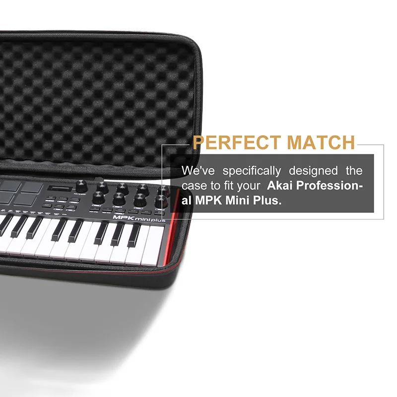 Étui rigide EVA pour contrôleur MIDI Akai Professional MPK Mini Plus, sac de rangement de protection
