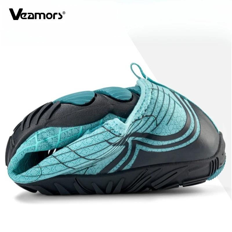 Chaussures de pataugeoire de plage pieds nus, chaussures de sport aquatiques respirantes à séchage r