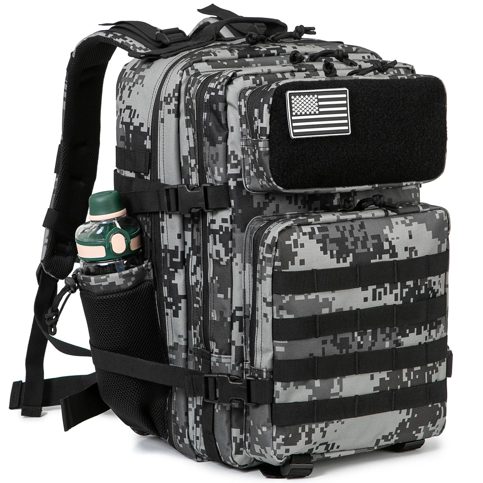 Sac à dos Molle DulBackpack pour homme, sac à dos de chasse et de survie, sac à dos de randonnée en 