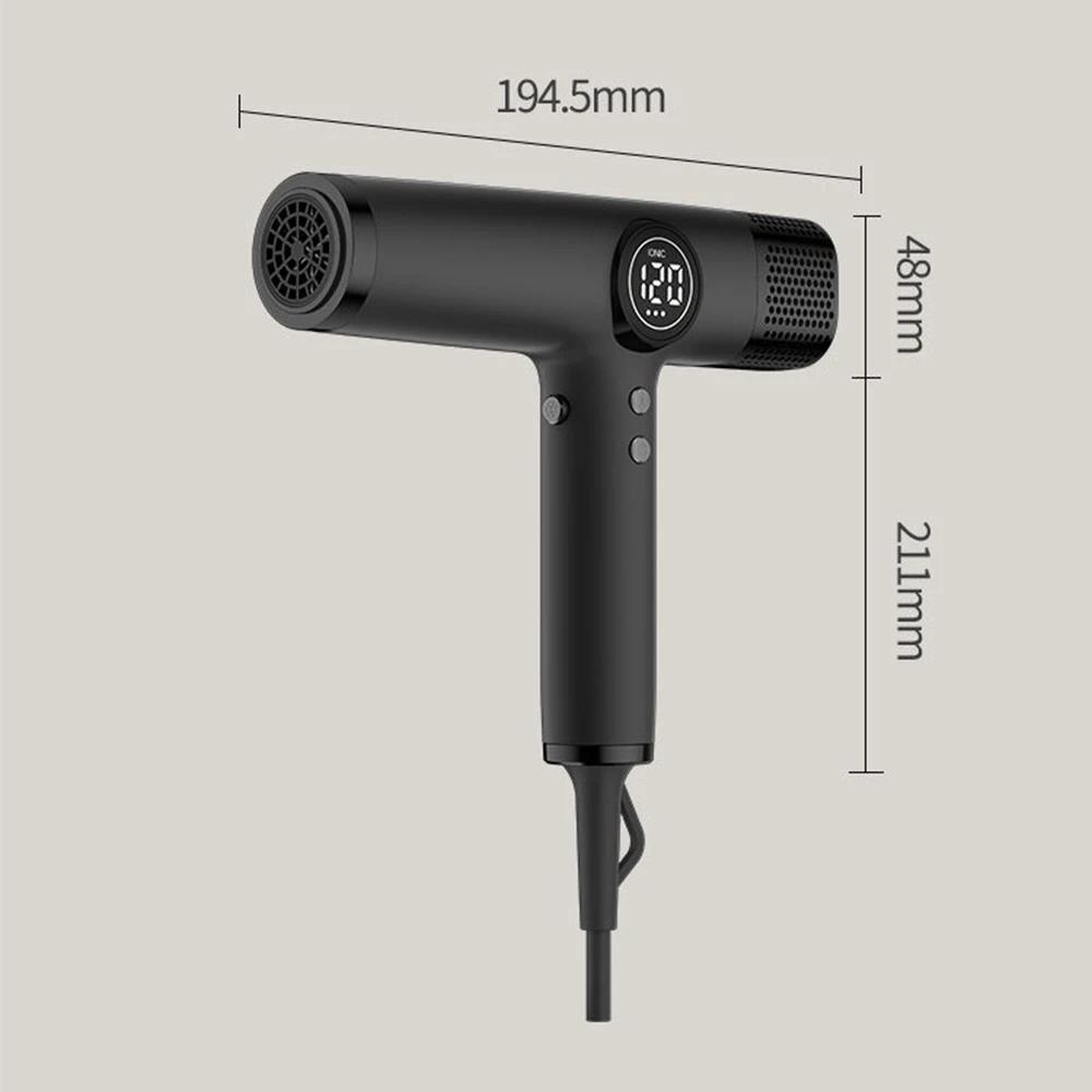 110000 Sèche-cheveux professionnel RPM, sans balais, Ions négatifs, 1800W, puissant, à faible bruit,