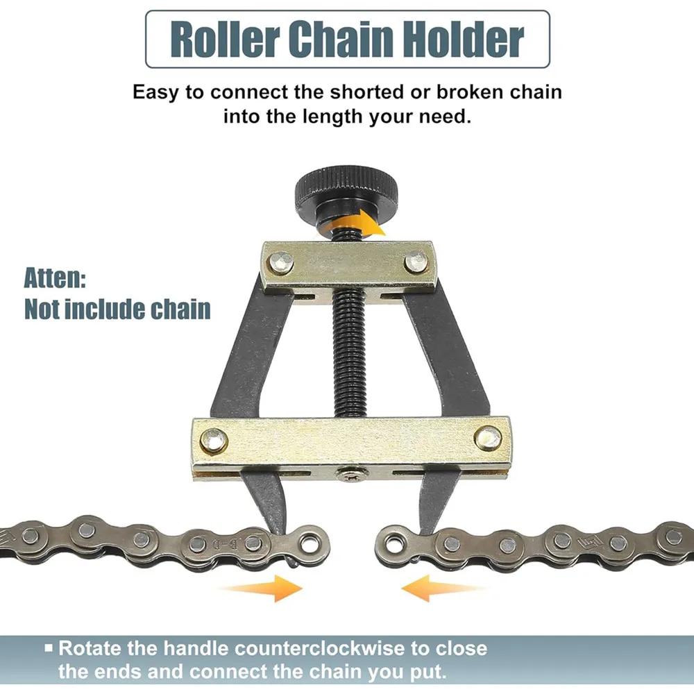#25-60 Roller Chain Breaker Detacher Cutter Chaîne Extracteur Titulaire Outils Kit pour Moto Vélo Al