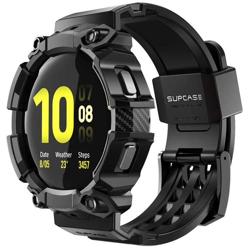 Boîtier de montre pour Galaxy Watch 6/5/4 [44 mm] SUPCASE UB Pro Housse de protection robuste avec b