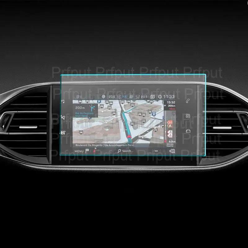 Film en verre trempé de 9.7 pouces pour Peugeot 308 408 508 208, protection d'écran pour autoradio, 