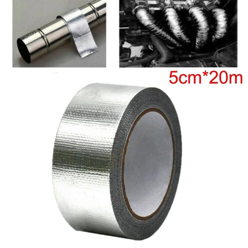 Bande d'isolation thermique pour tuyau d'échappement de moto, 20M x 5cm, enveloppe de collecteur, tu