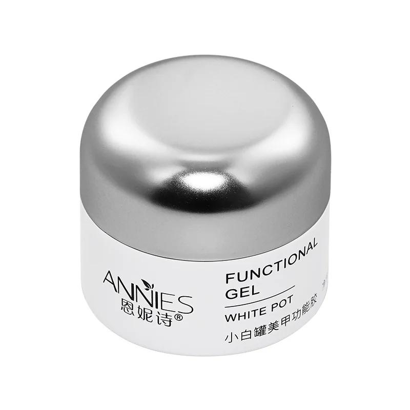 Gel UV blanc clair pour ongles, MSI souple 3D, PVC solide carapulé, manucure, marijuana faisant sail